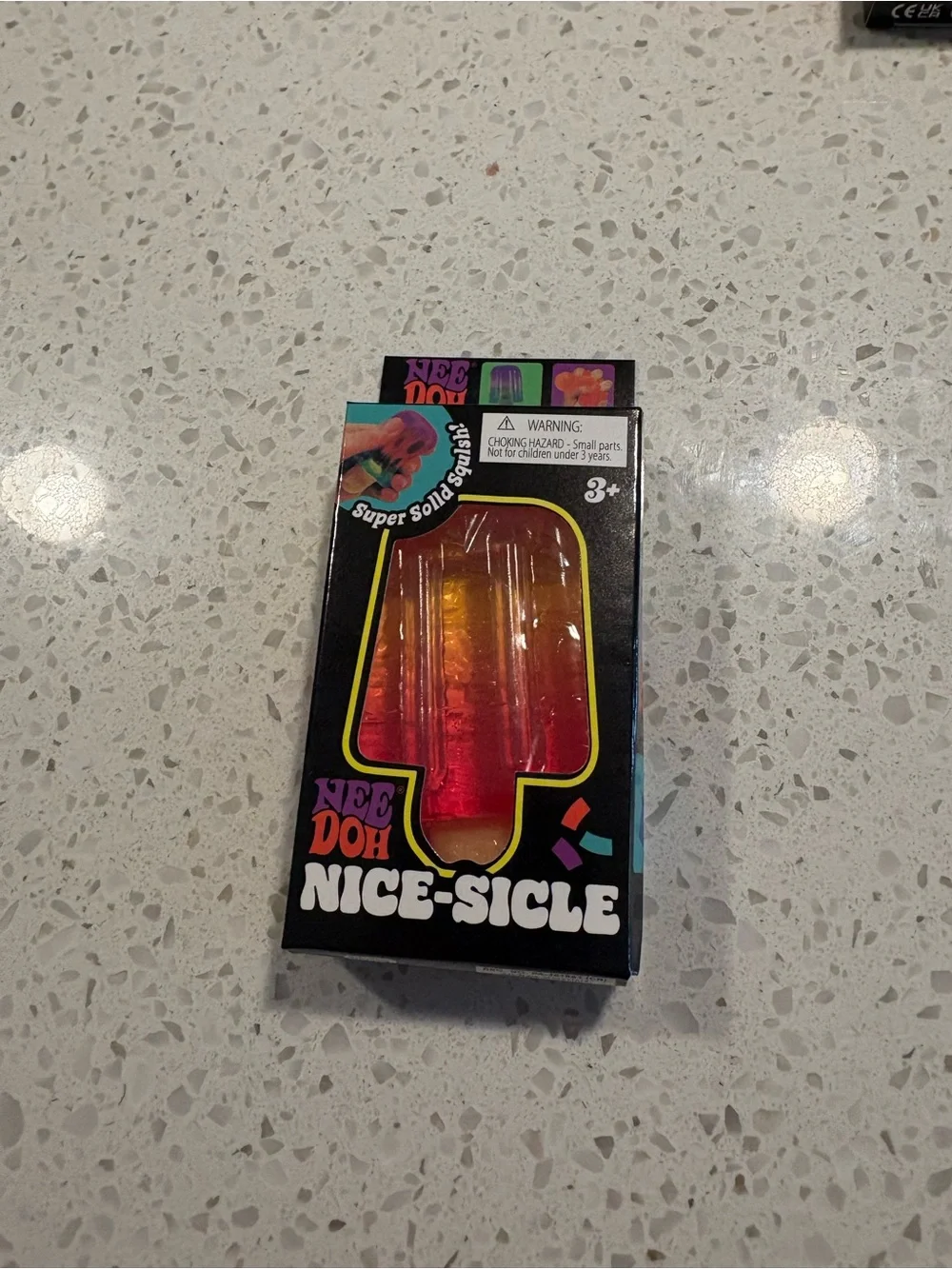 Nee Doh Nice-Sicle Stress Toy - Red & Yellow Gradient